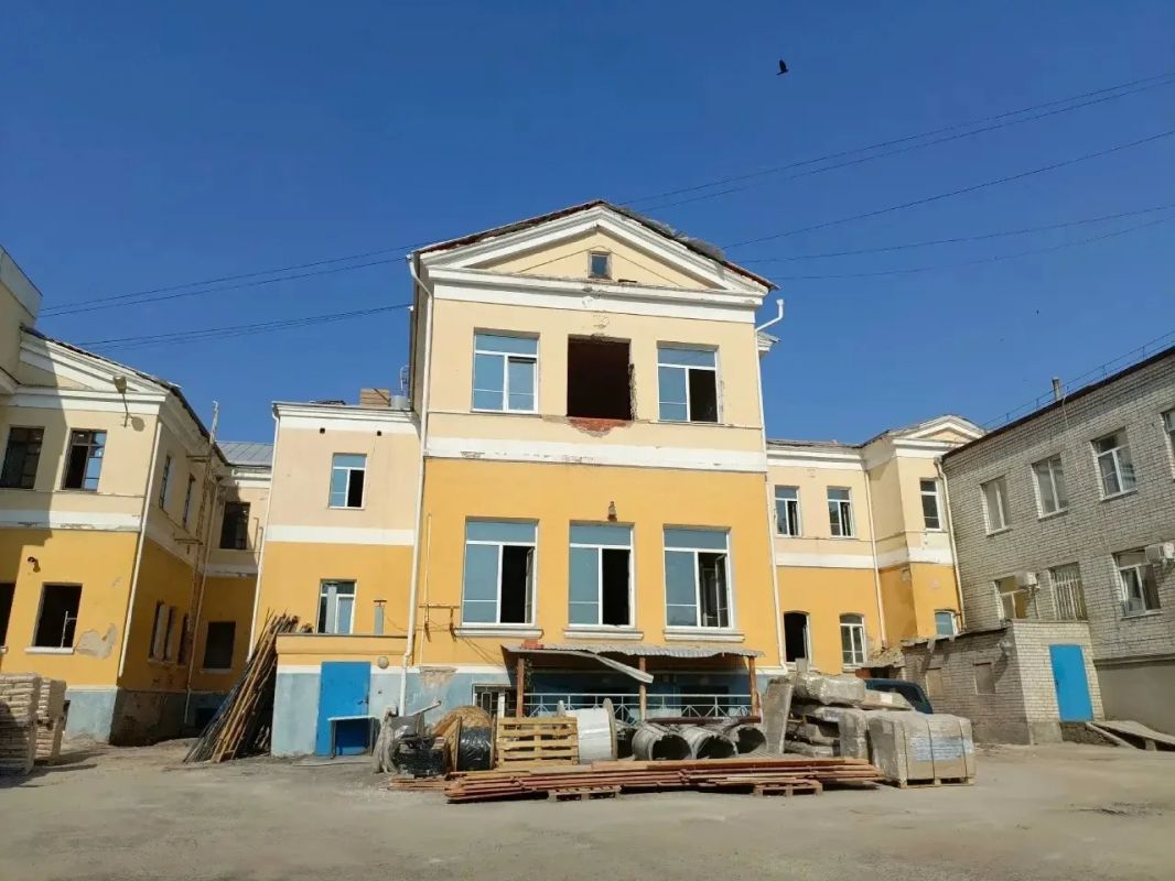 В Курске здание гинекологии на Ленина отремонтировано на 30%