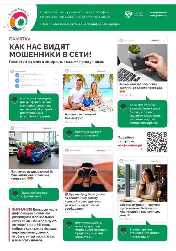 IX этап Всероссийской просветительской эстафете «Мои финансы»: «Безопасность денег в цифровой среде»
