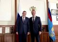 Губернатор Курской области Александр Хинштейн встретился в Москве с министром транспорта России Андреем Никитиным