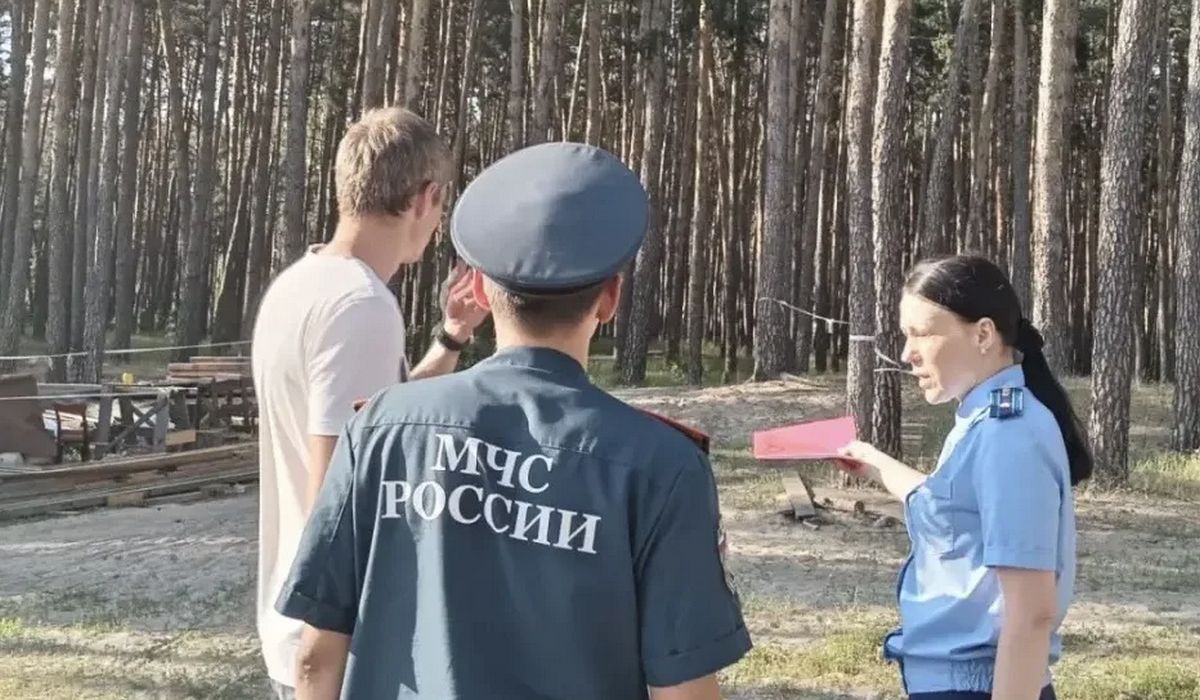 Прокуратура обязала арендатора леса в Курске поставить огнетушители у мангалов