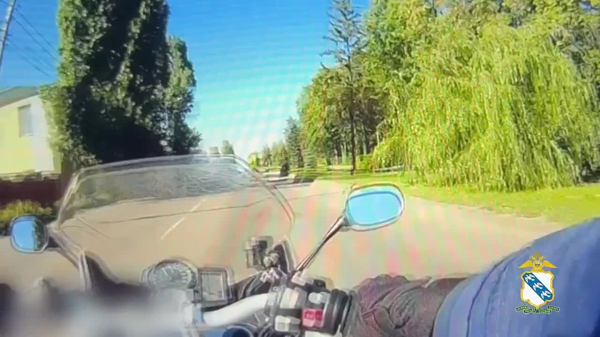 В Курске мотопатруль Госавтоинспекции задержал 15-летнего подростка на питбайке