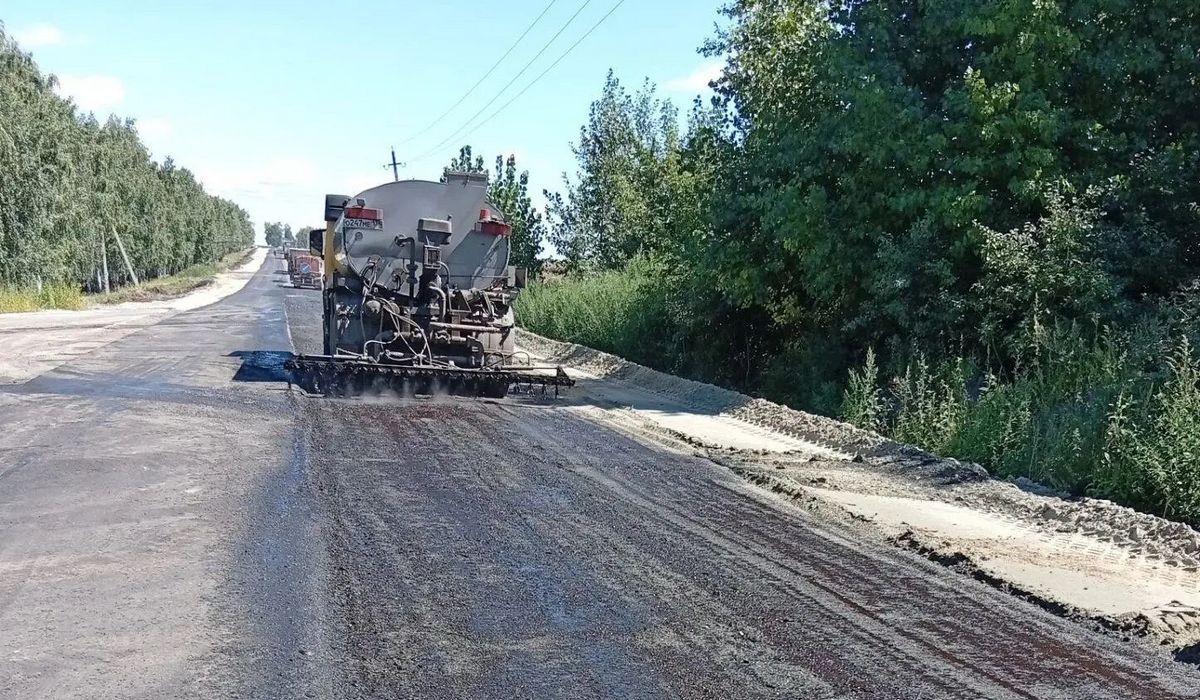 В Курской области строят дорогу к яблоневому плодохранилищу