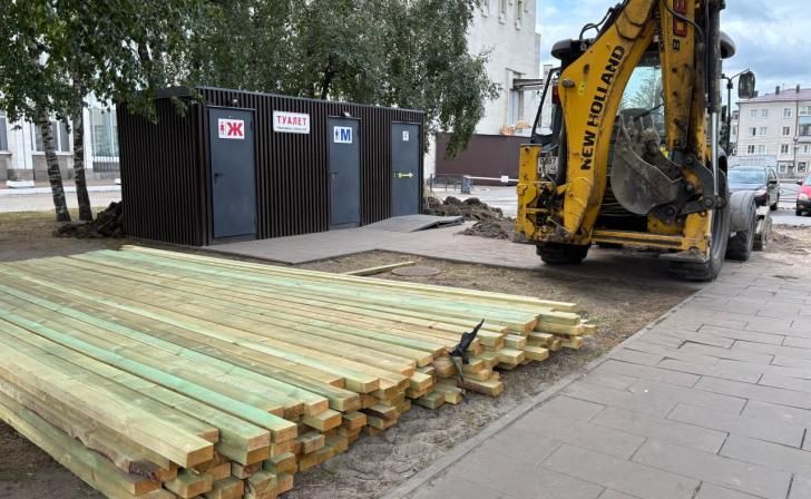 В Курске планируют потратить 2,5 млн на укладку деревянного настила на Театральной площади