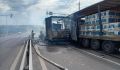 В Курске на объездной произошло тройное ДТП с участием фуры