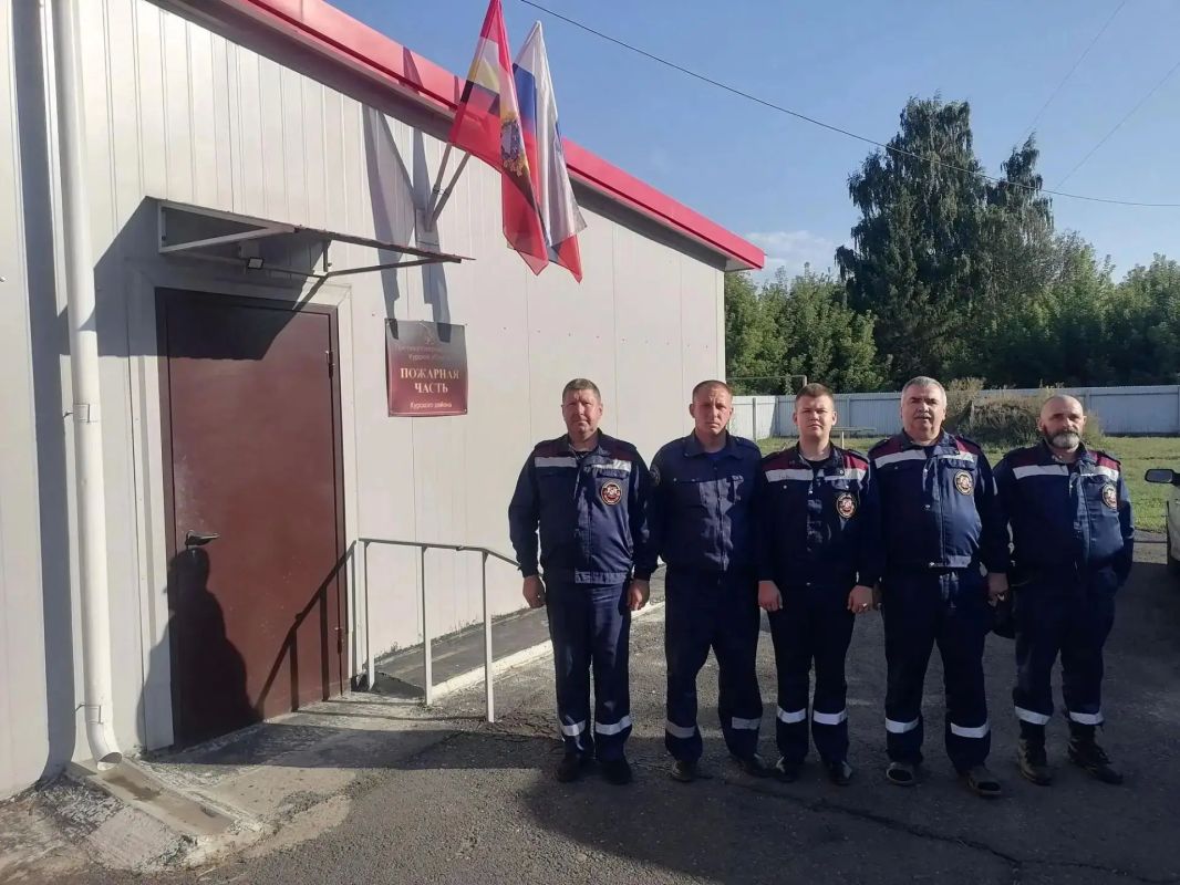 Пожарные части Противопожарной службы Курской области присоединились к празднику