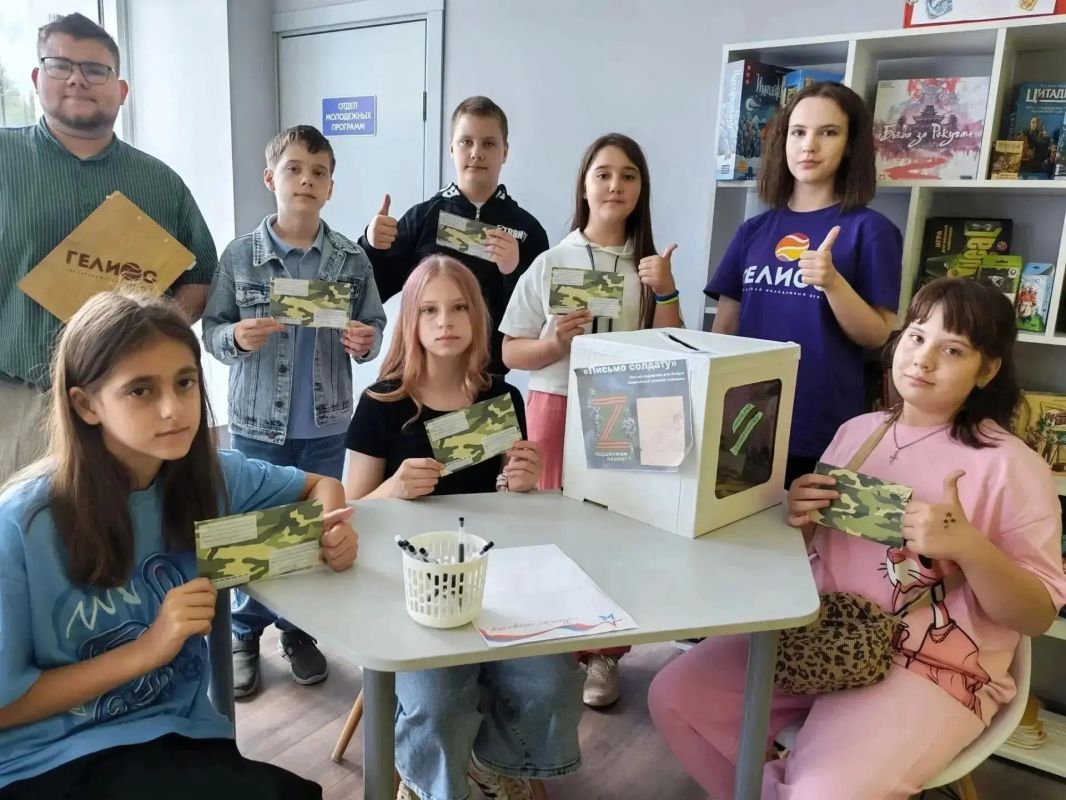 В «Гелиосе» продолжается Всероссийская акция «Письмо солдату»