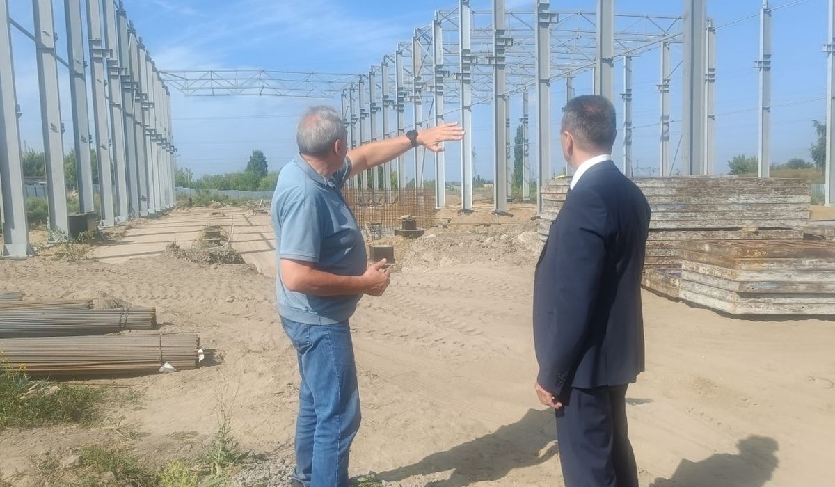 В Курчатове продолжается строительство станции обезжелезивания воды