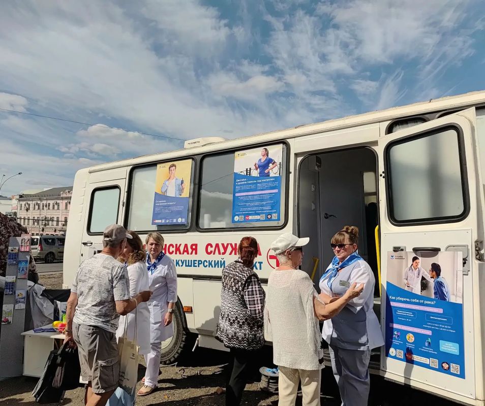 На Полугоре куряне могут проверить свое здоровье