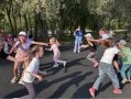 Мы это сделали! 30 августа в парке «Тёплый берег-1» сотрудники молодежного центра "Комсомолец" вместе с «Движением первых» провели игровую программу на тему дворовых игр для детей Курчатова!
