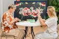 В креативном пространстве «Веранде» прошел творческий час, посвященный вышивке