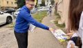 Молодогвардейцы поздравили курских школьников с Днем знаний