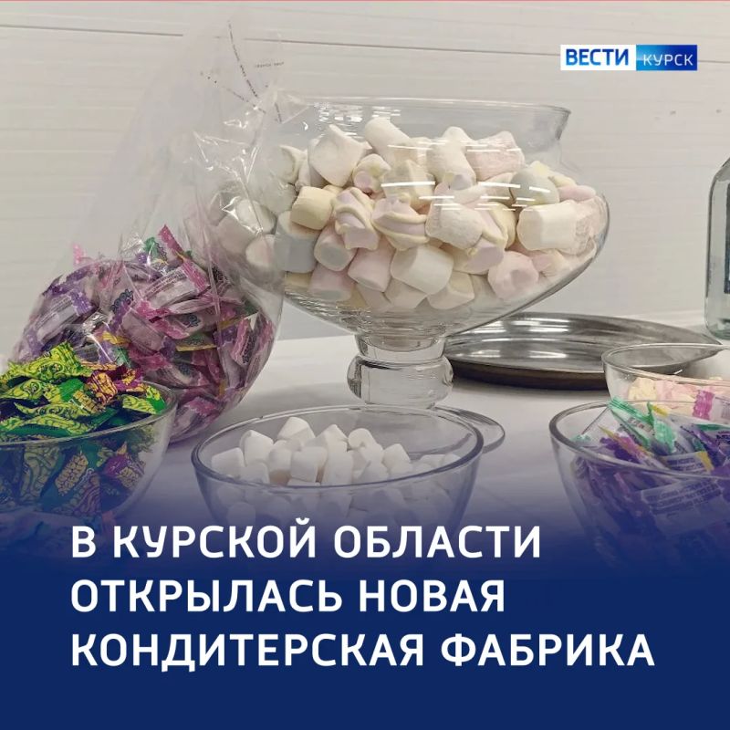 Сладости с курским характером: в регионе запустили новое производство