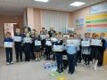 Занятие по пожарной безопасности с учениками Шумаковской СОШ Курского района