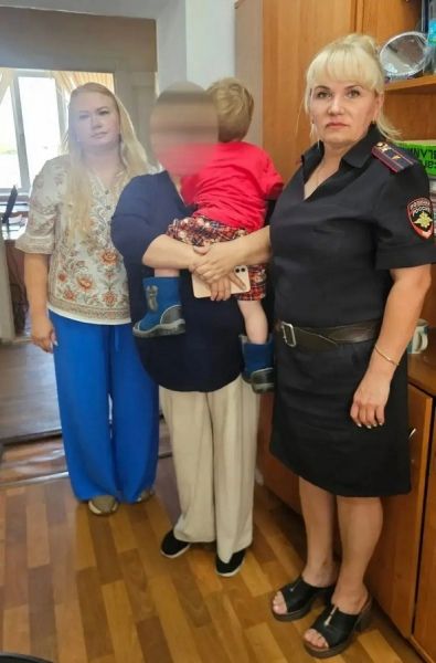 В Курске нашли родителей заблудившегося двухлетнего мальчика