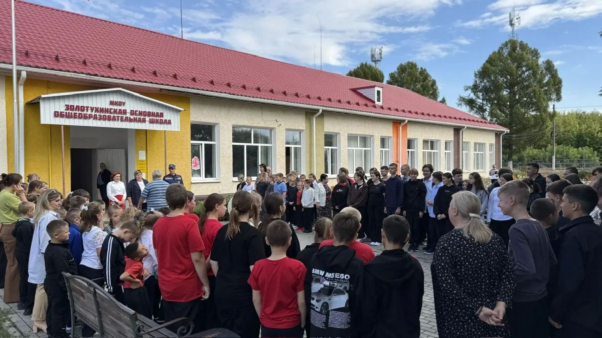 Учебная тренировочная пожарная эвакуация в МКОУ «Золотухинская общеобразовательная школа»