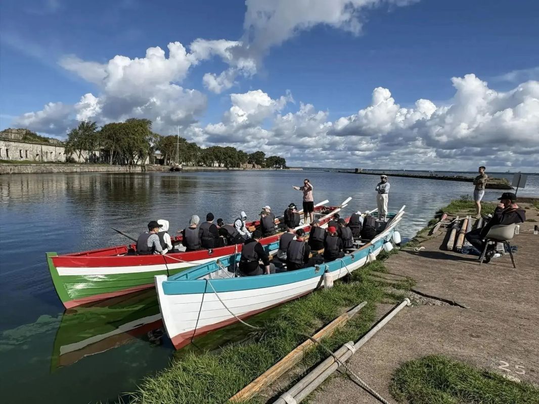 Курские кадеты участвуют в морских сборах в Кронштадте