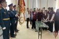 Военнослужащие Росгвардии приняли участие в открытии «парты героя» в Железногорске