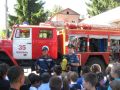 Встреча детей с огнеборцами Обоянского района