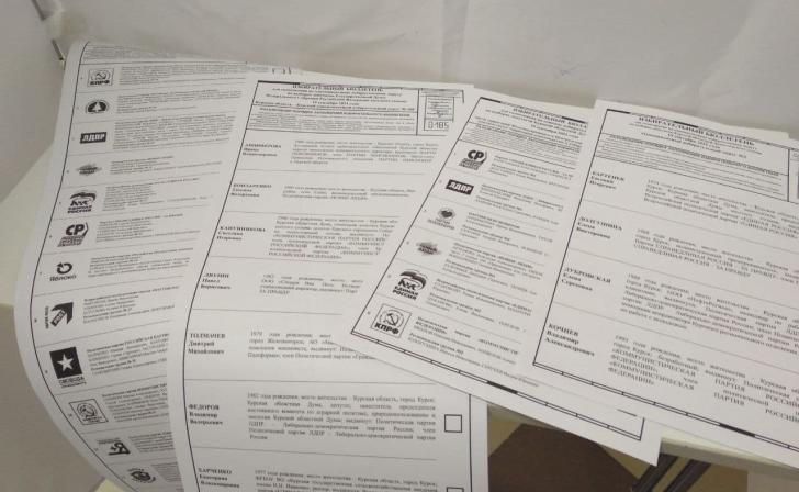 В Курской области передали 3,4 млн бюллетеней для выборов в Госдуму и областную Думу