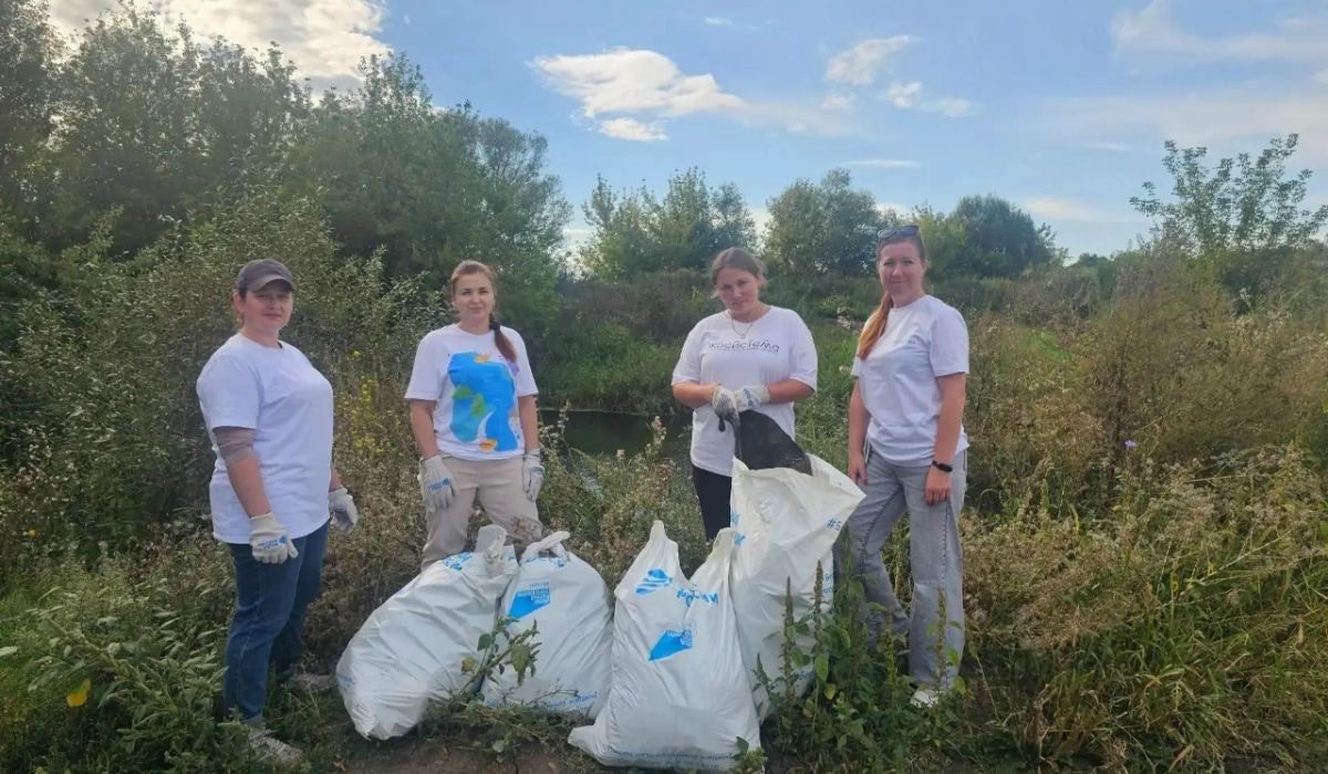 В Курской области убрали 1,2 км прибрежной зоны