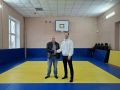 Сегодня открыли зал после косметического ремонта! В гости приехал Сысоев М. А. — руководитель РФСОО «Федерация Дзюдо Курской области»