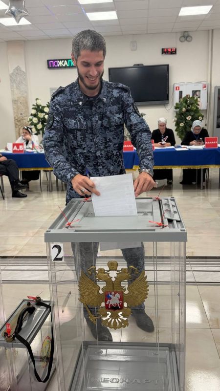 На всех участках Сунжи активный приход избирателей