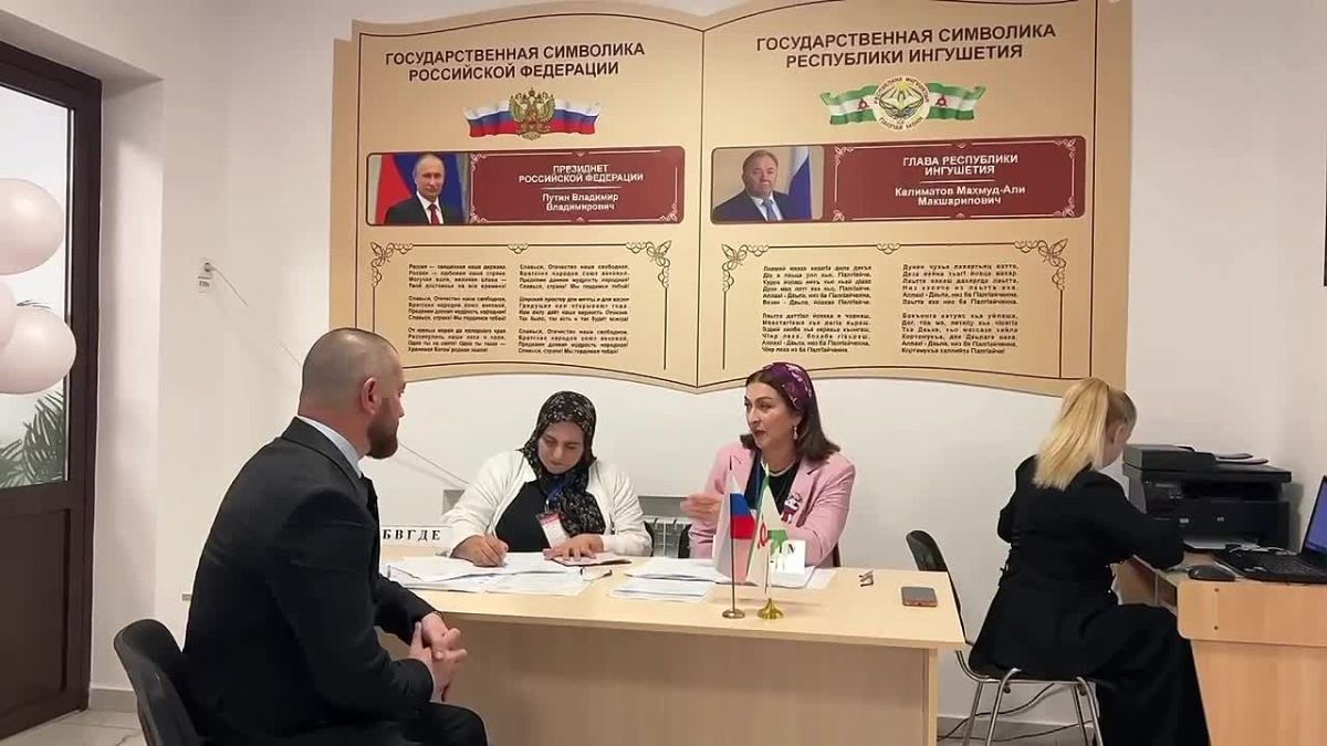 Глава Сунжи Аслан Умаров одним из первых исполнил свой гражданский долг