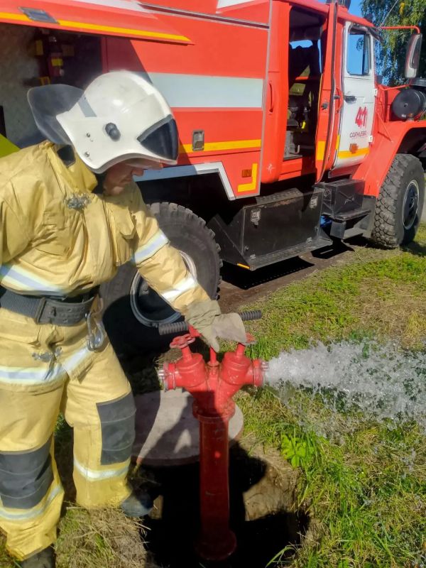 Проведение осенней проверки противопожарного водоснабжения в Солнцевском и Дмитриевском районах