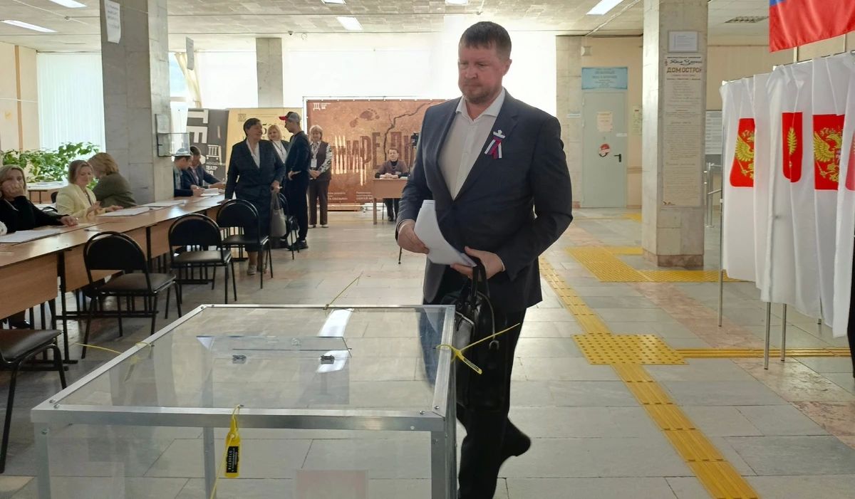 В Курске проголосовал председатель регионального избиркома