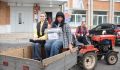 В Курском районе члены УИК добирались до избирателей на мотоблоке