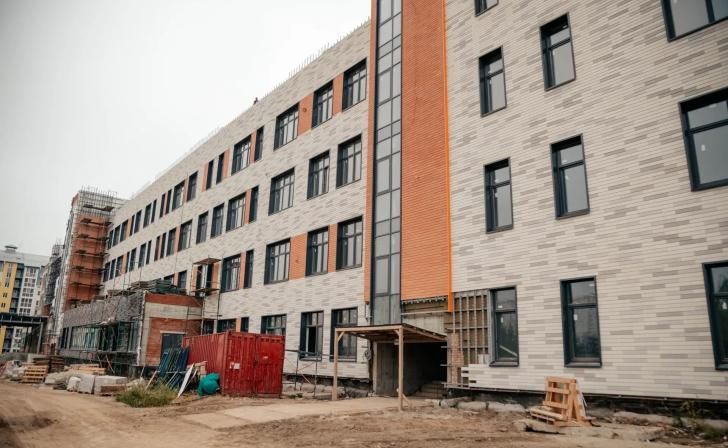 В Курске крупнейшая школа региона на пр.Плевицкой готова на 66%