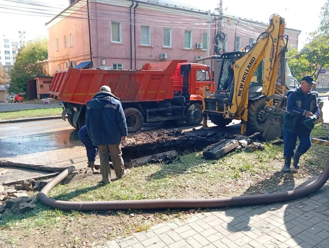 В центре Курска из-за аварийных работ отключили холодную воду на ряде улиц