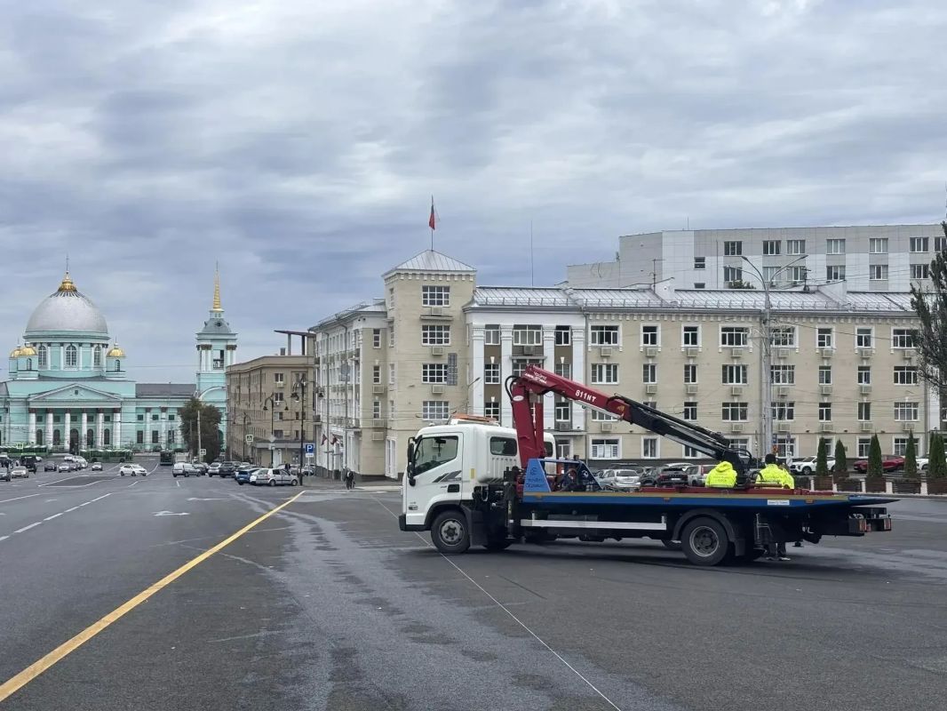 В Курске за неделю эвакуировали 39 неправильно припаркованных автомобилей