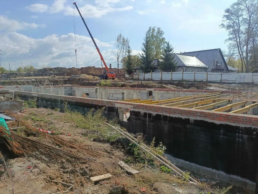 Под Курском строят новый корпус реабилитационного центра