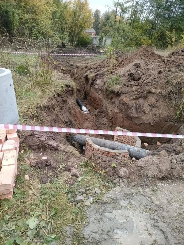В Курске около вокзала проложили около 80 метров нового трубопровода