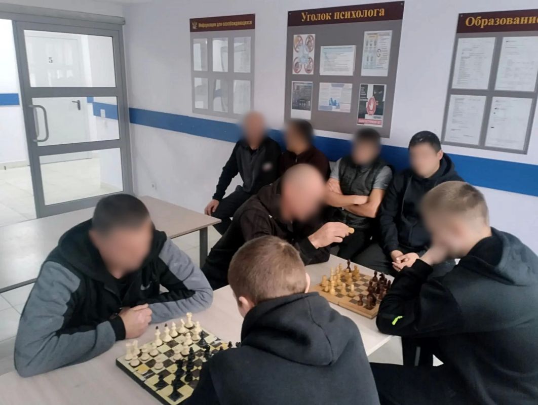 В УФИЦ при ИК-3 Курской области прошел шахматный турнир среди осужденных