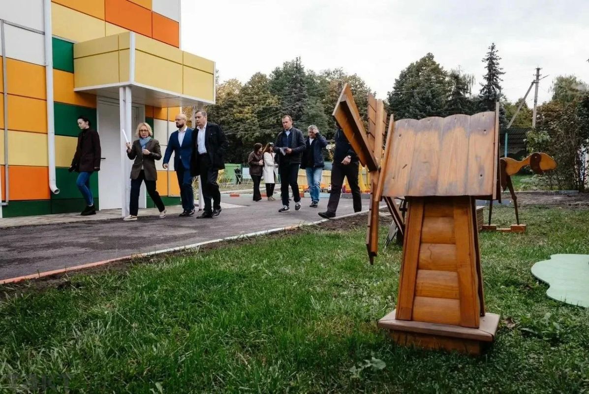 В Курске закончился капитальный ремонт одного из самых старых в городе детских садов