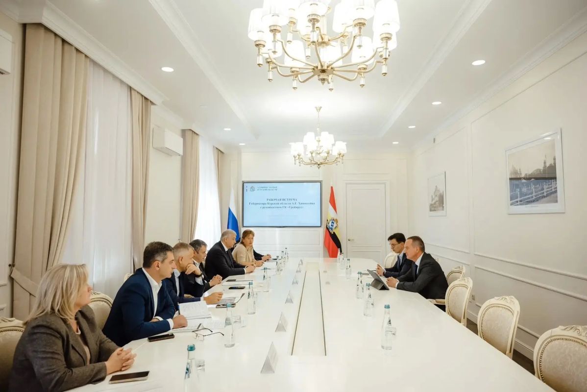 Александр Хинштейн встретился с руководством группы компаний «Грейнрус»