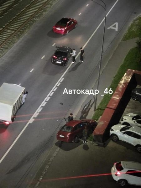 В центре Курска произошла авария