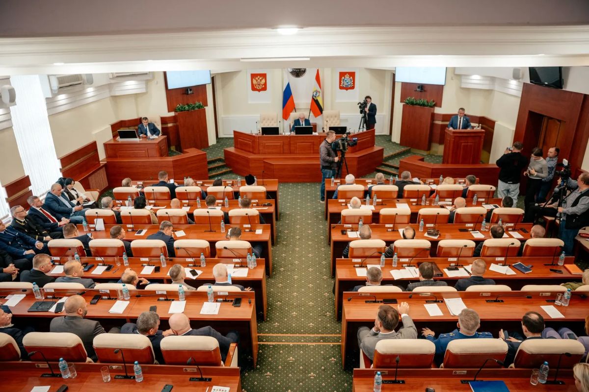 Александр Хинштейн: Сегодня принял участие в первом заседании Курской областной Думы нового созыва
