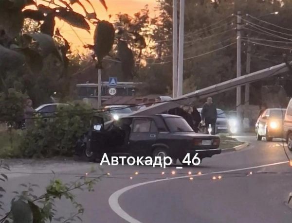 Мэрия Курска подает в суд на врезавшегося в столб водителя из-за сгоревших фонарей