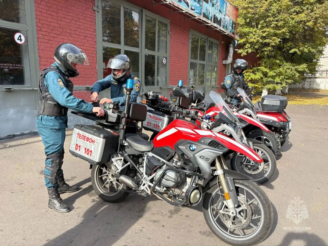 С 1 мая по 30 сентября в Курской области несли дежурство мотопатрульные группы Главного управления МЧС России по Курской области