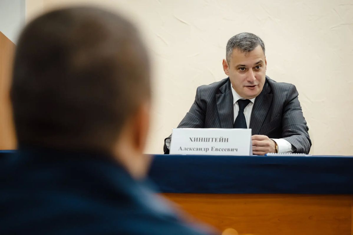 Александр Хинштейн: Сегодня представили коллективу Следственного управления Следственного комитета по Курской области полковника юстиции Никиту Севастьянова