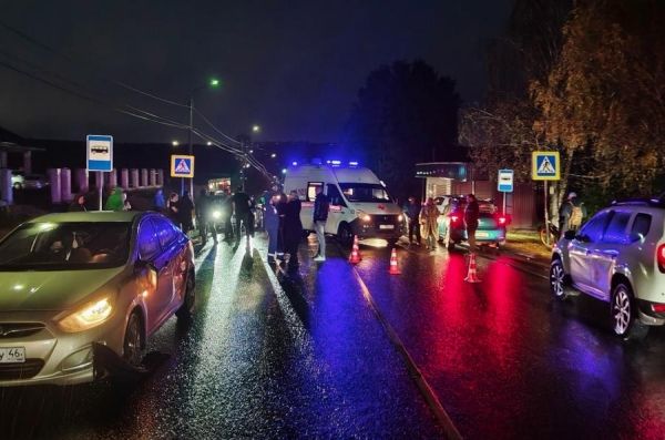 В Курской области машина сбила девочку