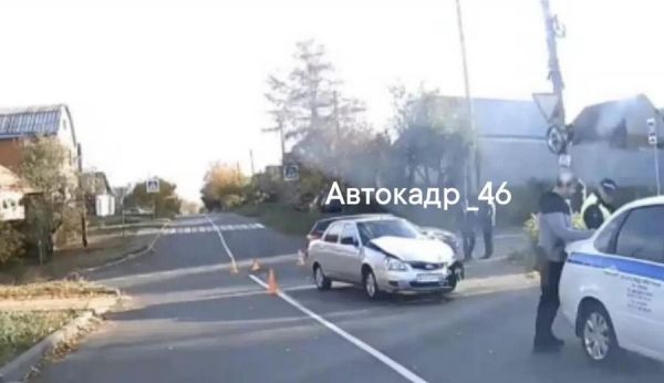 В Курске случилась авария