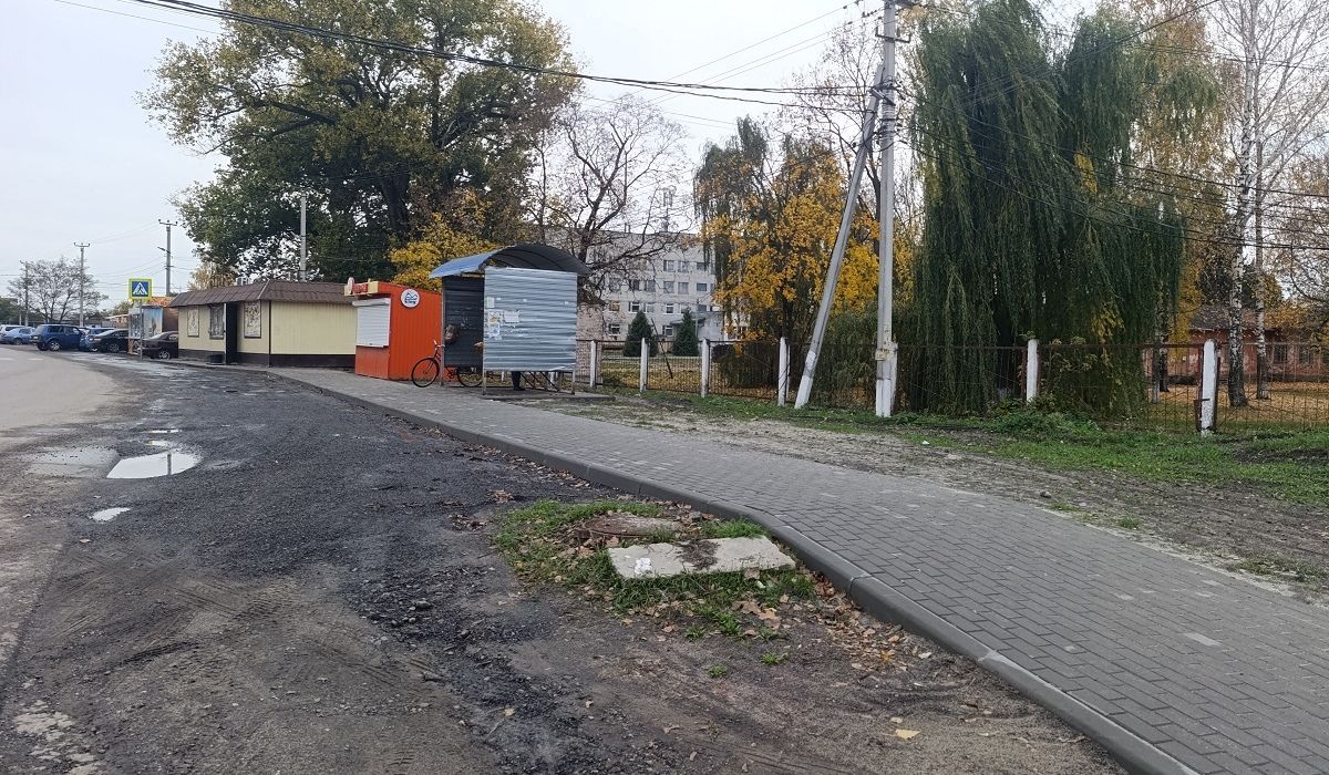 В Курской области в поселке имени Карла Либкнехта появилась пешеходная зона