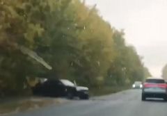 Утро в Курске началось с аварии и пробки