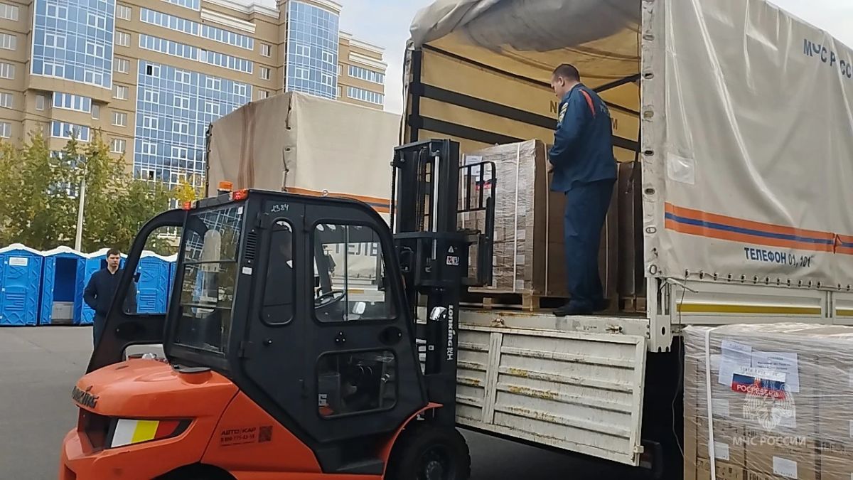Курская область получила десять тонн гуманитарной помощи со складов Росрезерва