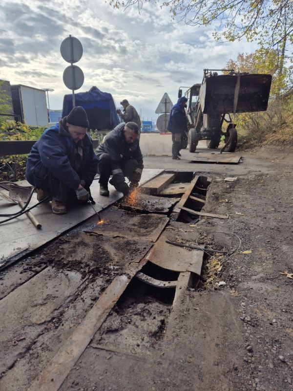 Неравнодушные куряне выполнили срочный ремонт моста на улице Малиновой