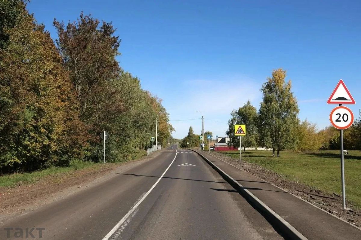 В Курской области построили 7 новых тротуаров